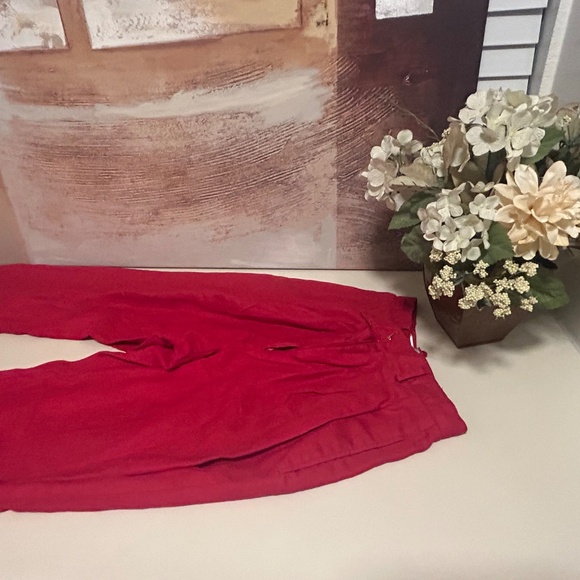 Women’s Red Valerie Steven’s Shirts. Size 2 - Picture 2 of 4